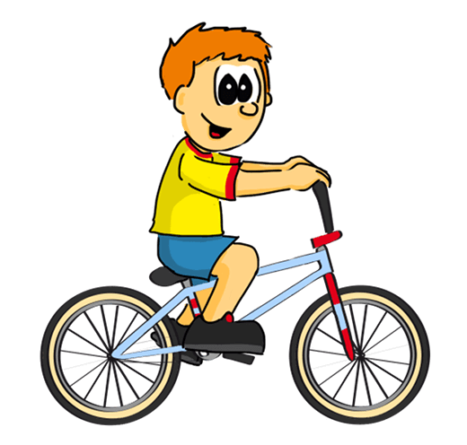 Enfant faisant du vélo